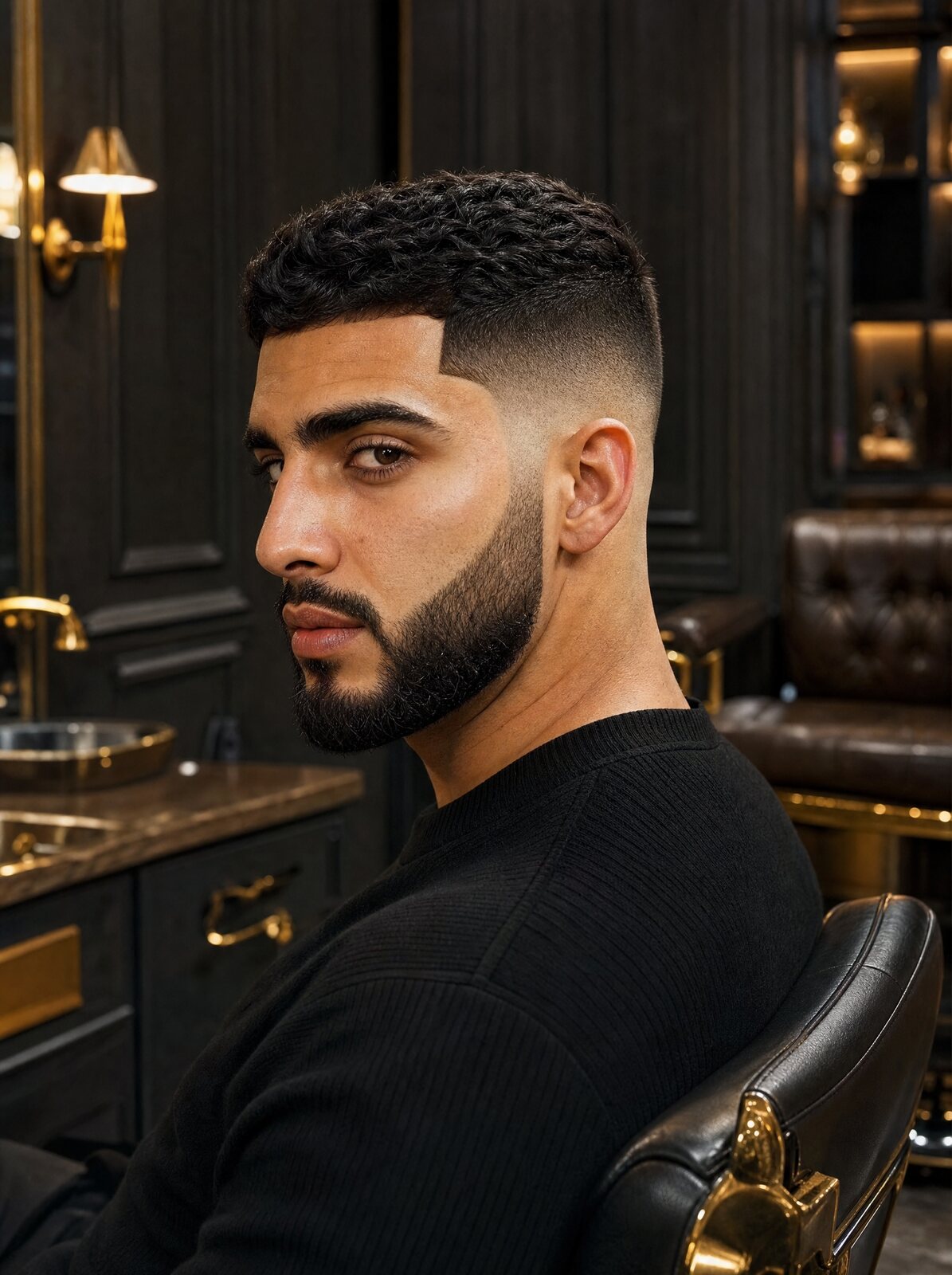 High skin fade